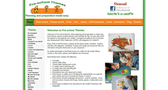 Desktop Screenshot of preschoolthemes.co.za